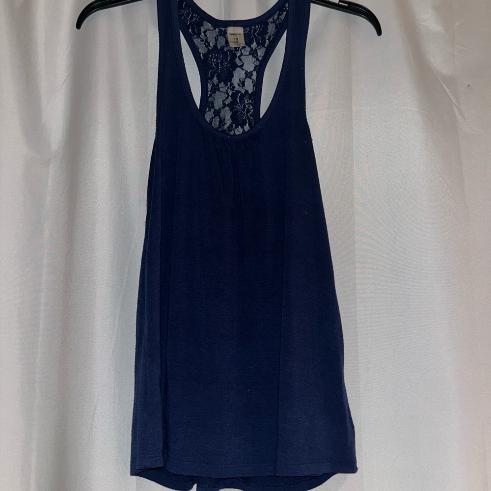 GapBody blue lace racerback tank size XS (fits like a small/medium)